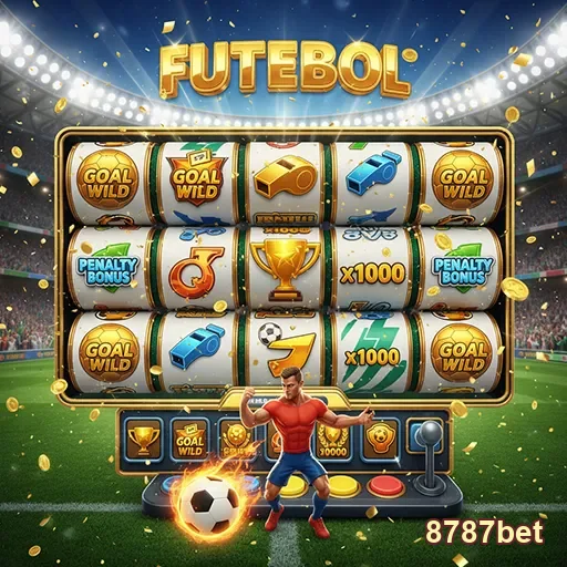 Imagem do jogo de slot de futebol da 8787bet, com elementos de diversão e apostas emocionantes.